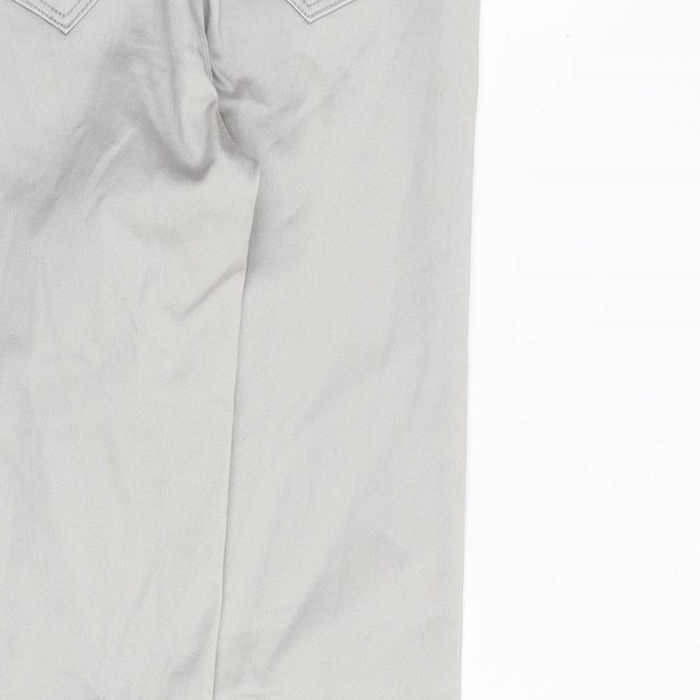 Peacocks Womens Grey Cotton Skinny Jeans Size 8 Regular - High rise