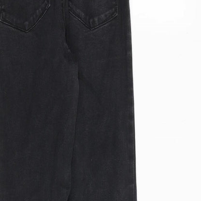 Denim & Co. Womens Black Cotton Skinny Jeans Size 8 Regular Zip