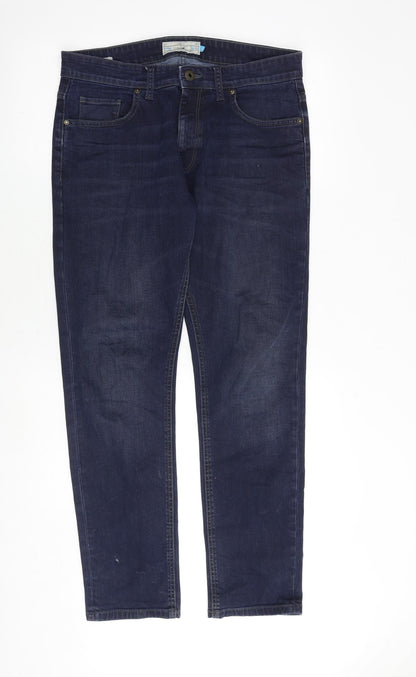 Mens UK Size 32 in NEXT Slim Fit Straight Blue Jeans