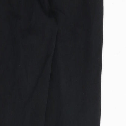 Topshop Womens Black Cotton Skinny Jeans Size 30 in Regular Zip