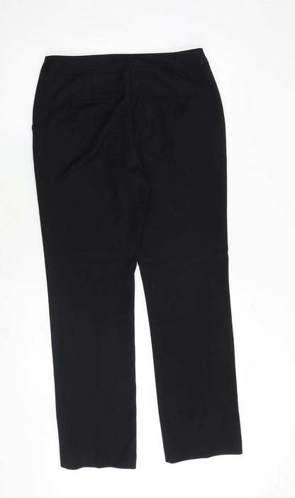 Womens UK Size 10 Bonmarché Regular Fit  Black Trousers