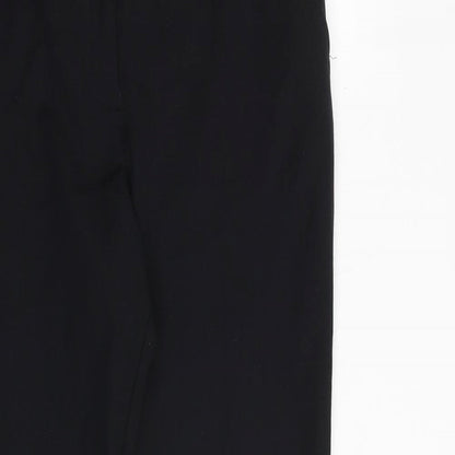 Womens UK Size 10 Bonmarché Regular Fit  Black Trousers