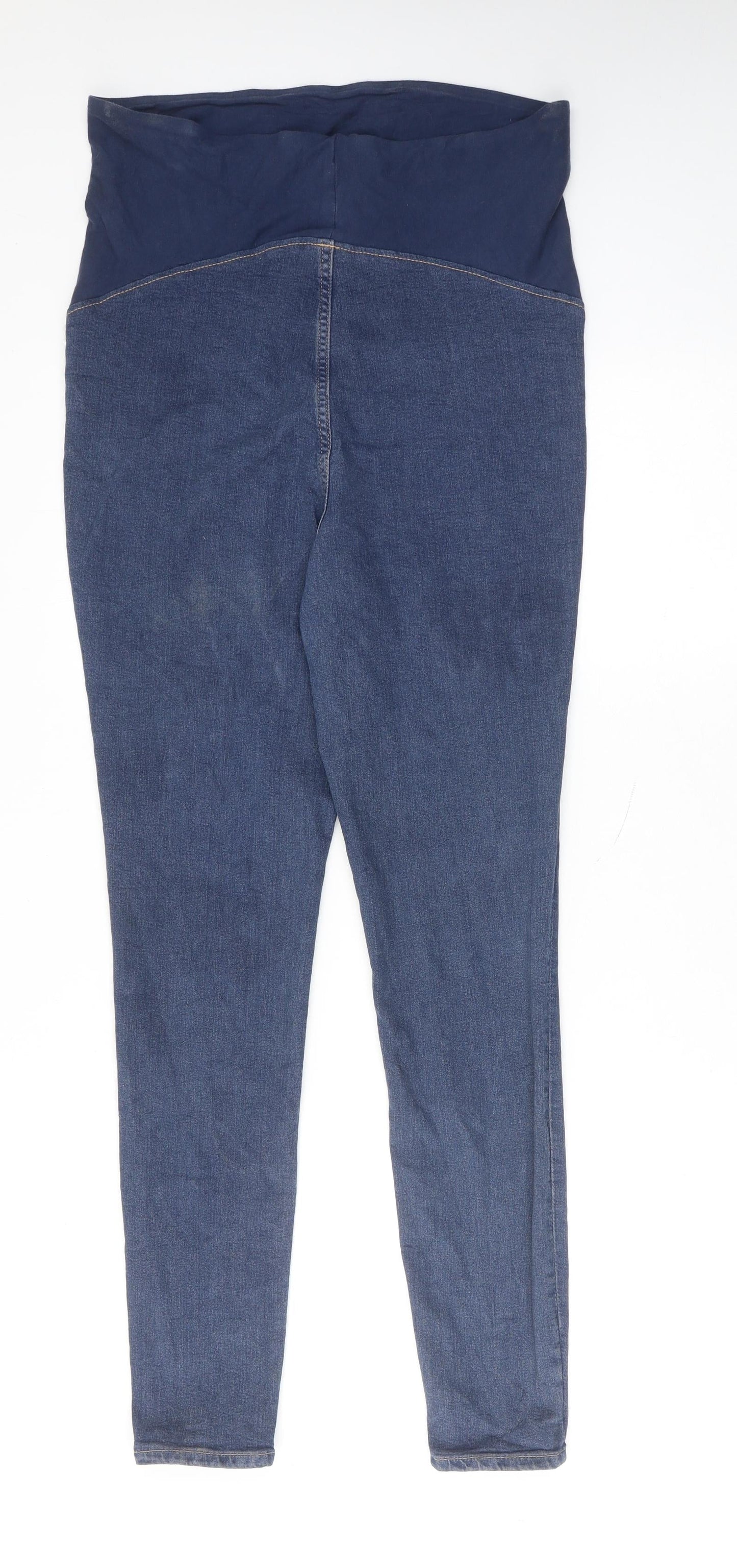 Womens UK Size L H&M Regular Fit Skinny Blue Jeans