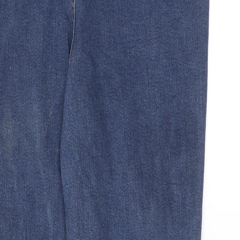 Womens UK Size L H&M Regular Fit Skinny Blue Jeans