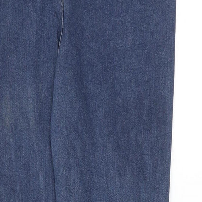 Womens UK Size L H&M Regular Fit Skinny Blue Jeans
