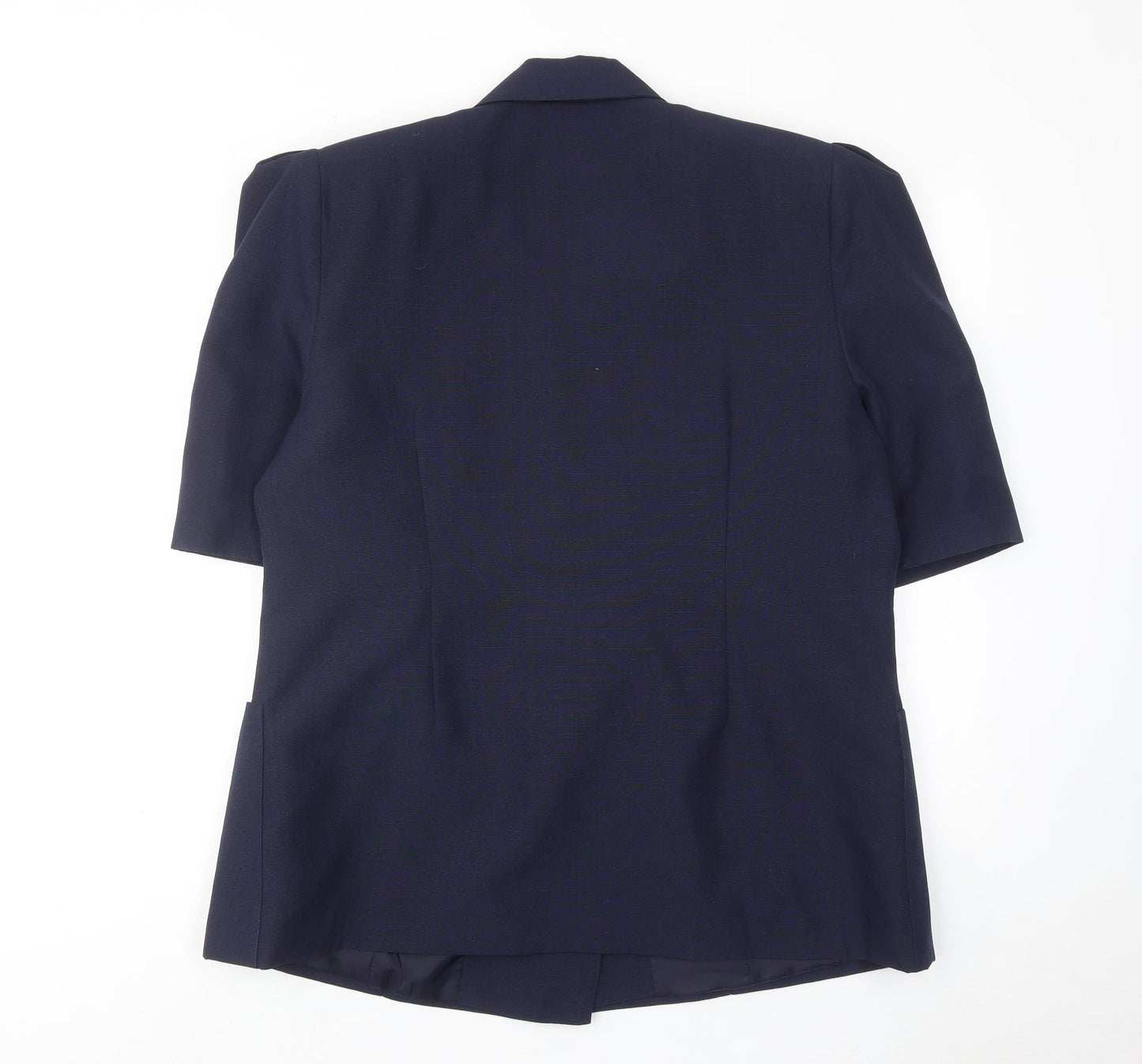 Citilities Womens Blue Polyester Jacket Suit Jacket Size 20 Button - Pockets