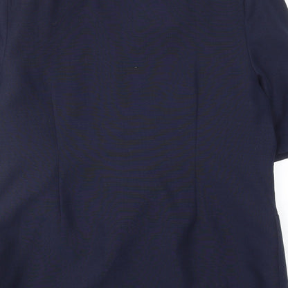 Citilities Womens Blue Polyester Jacket Suit Jacket Size 20 Button - Pockets