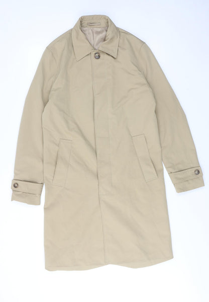 Womens UK Size S H&M Beige Overcoat