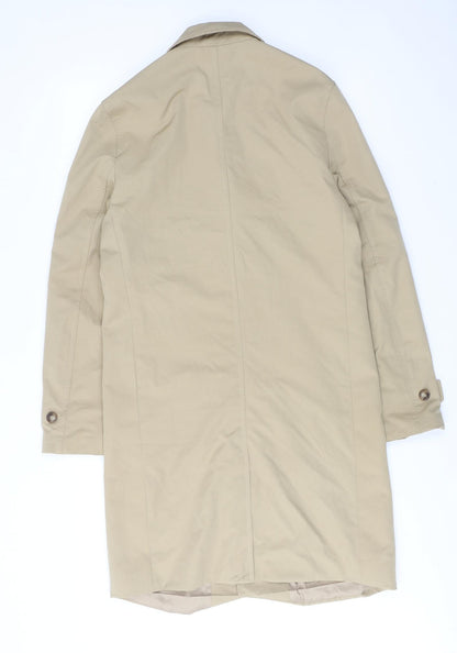 Womens UK Size S H&M Beige Overcoat
