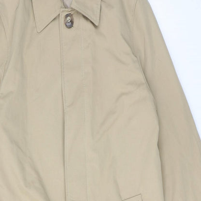 Womens UK Size S H&M Beige Overcoat