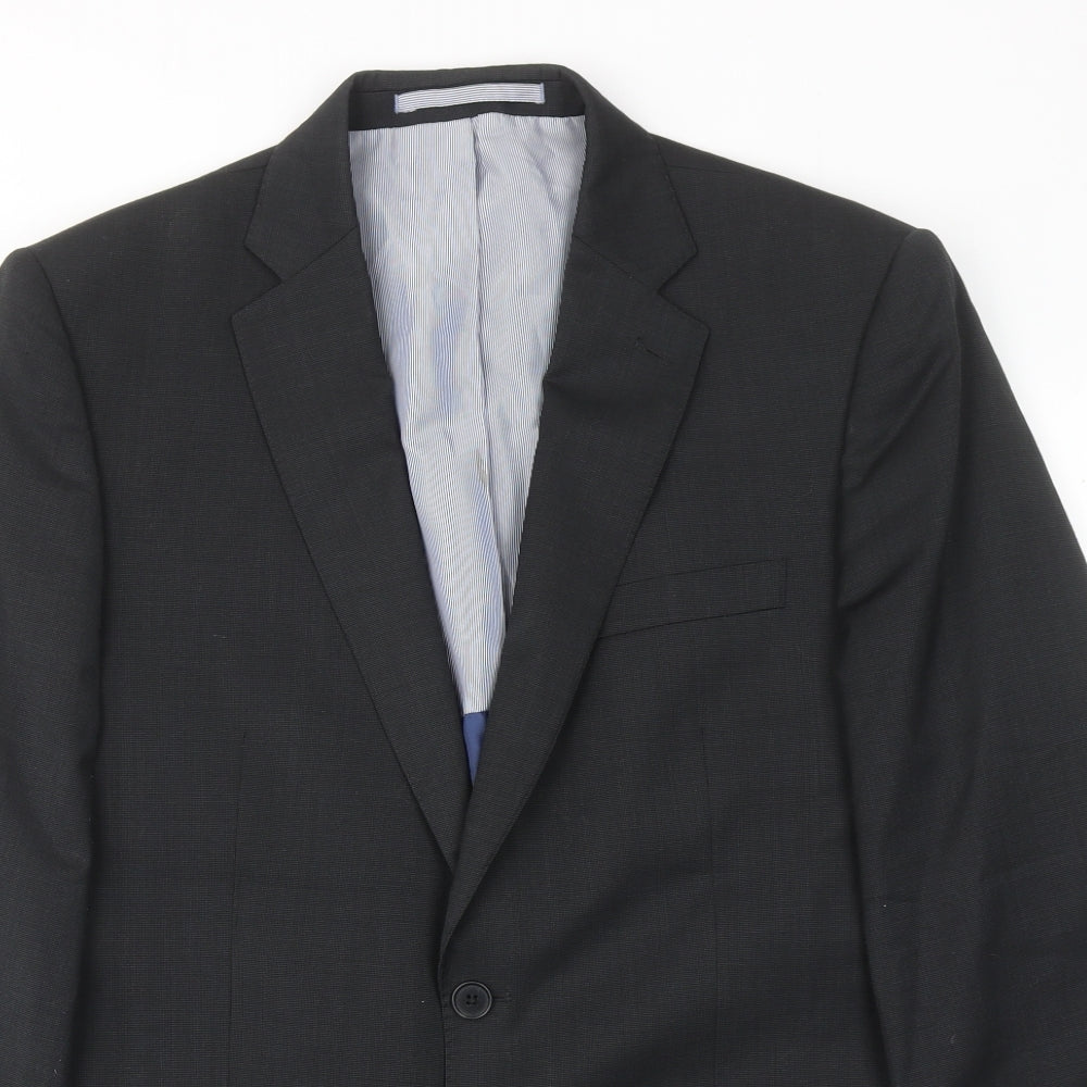 Mens UK Size 40 Marks and Spencer Regular Grey Suit Jacket