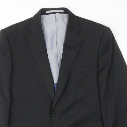 Mens UK Size 40 Marks and Spencer Regular Grey Suit Jacket