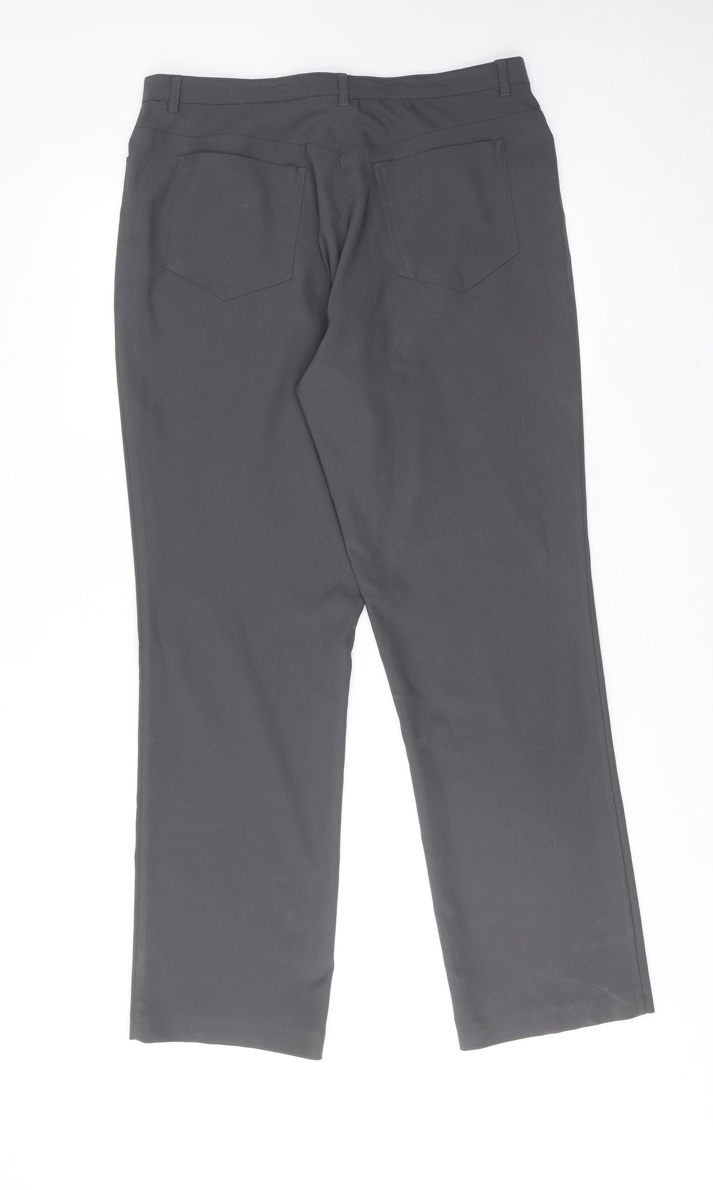 Womens UK Size 16 Joie De Vivre Regular Fit  Grey Trousers