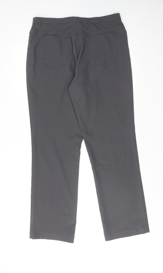 Womens UK Size 16 Joie De Vivre Regular Fit  Grey Trousers