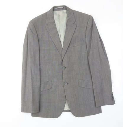 Mens UK Size 38 French Connection Regular Grey Suit Jacket