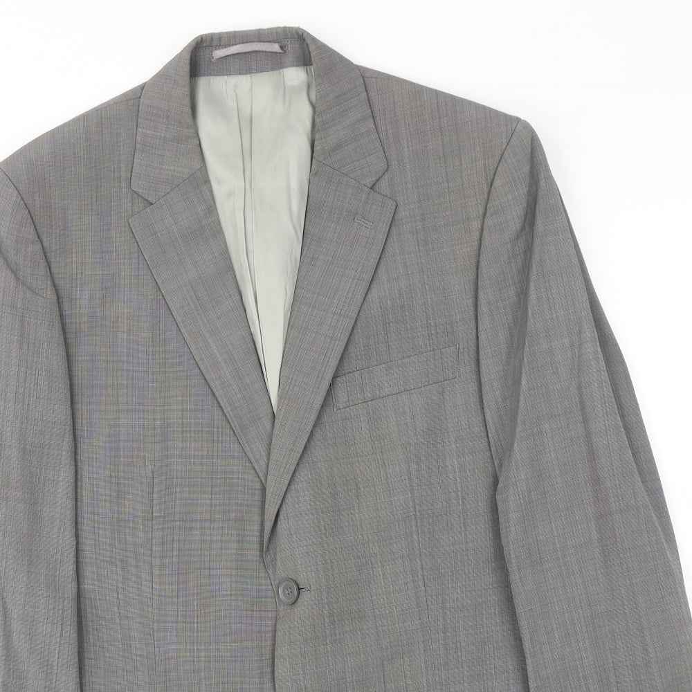 Mens UK Size 38 French Connection Regular Grey Suit Jacket