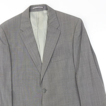 Mens UK Size 38 French Connection Regular Grey Suit Jacket