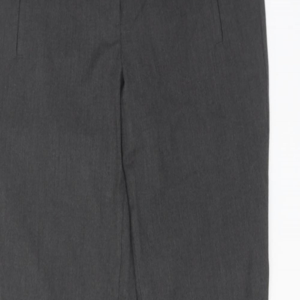 Womens UK Size 10 Marks and Spencer Regular Fit Dress Pants Grey Trousers