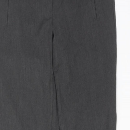 Womens UK Size 10 Marks and Spencer Regular Fit Dress Pants Grey Trousers