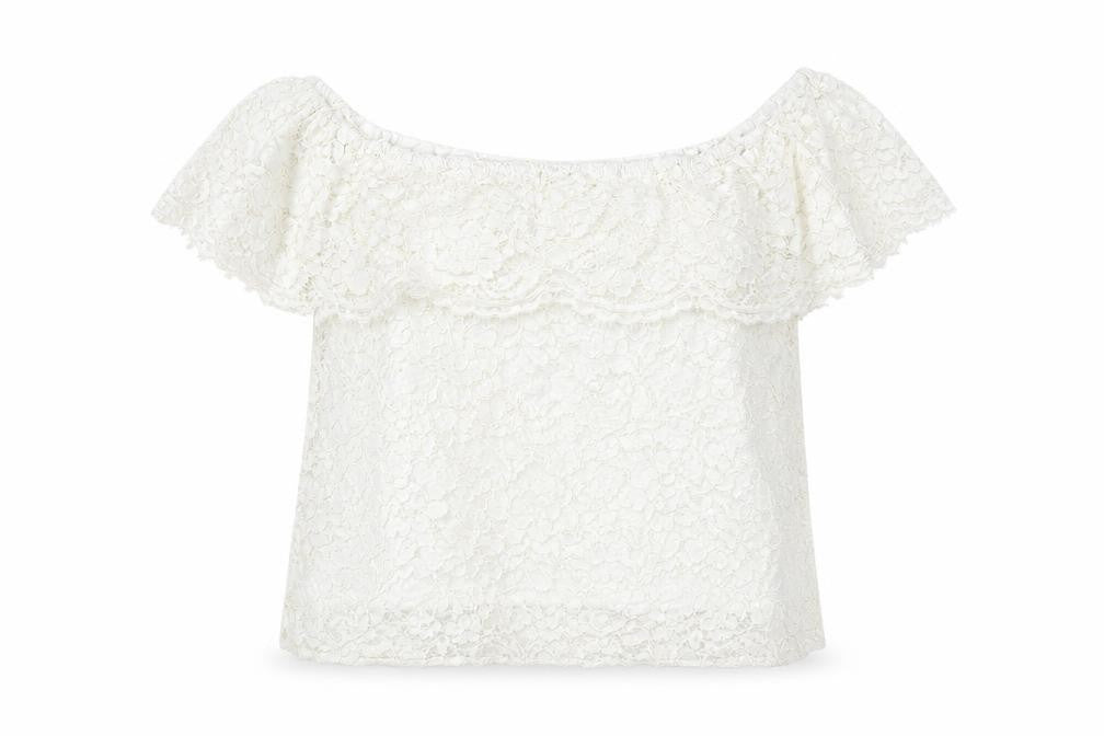Womens UK Size 12 Oasis White Basic Blouse