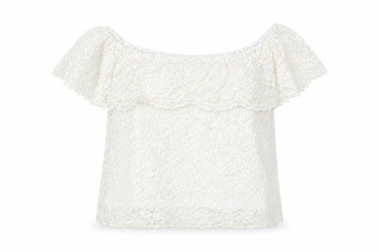 Womens UK Size 12 Oasis White Basic Blouse