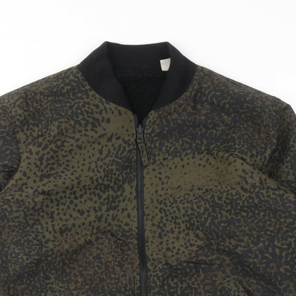 Mens UK Size S Levi's Green Bomber Jacket