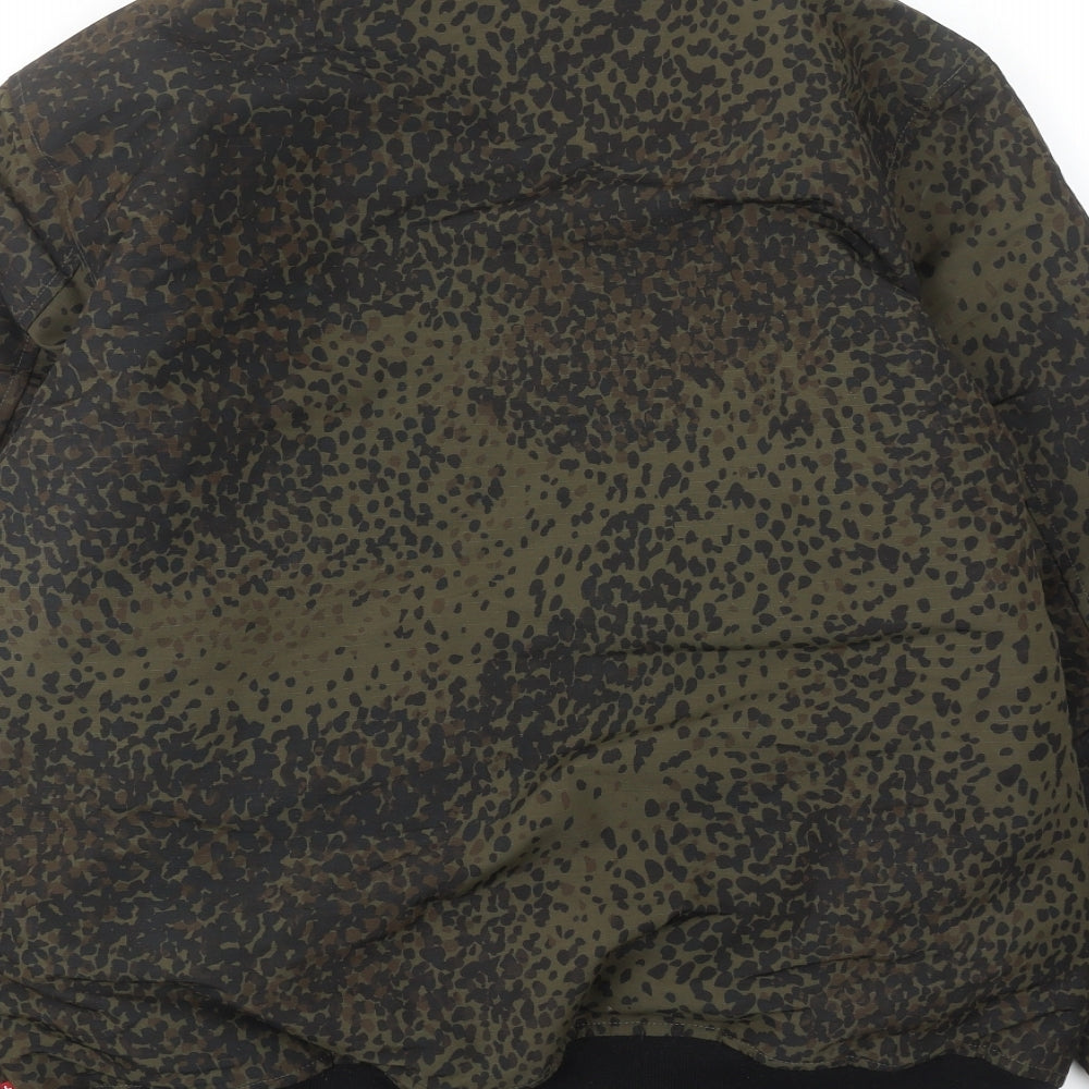 Mens UK Size S Levi's Green Bomber Jacket
