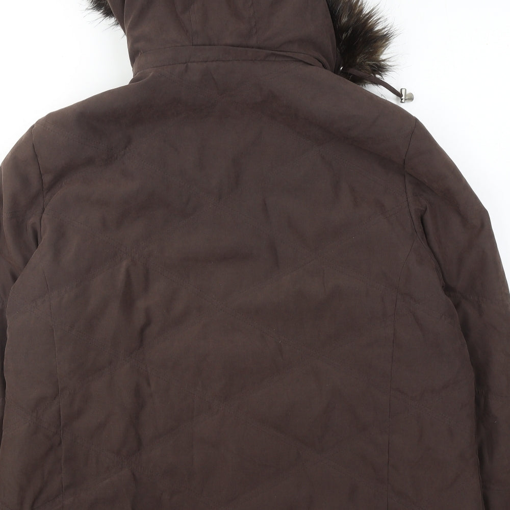 Womens UK Size 18 Casual Club Brown Jacket