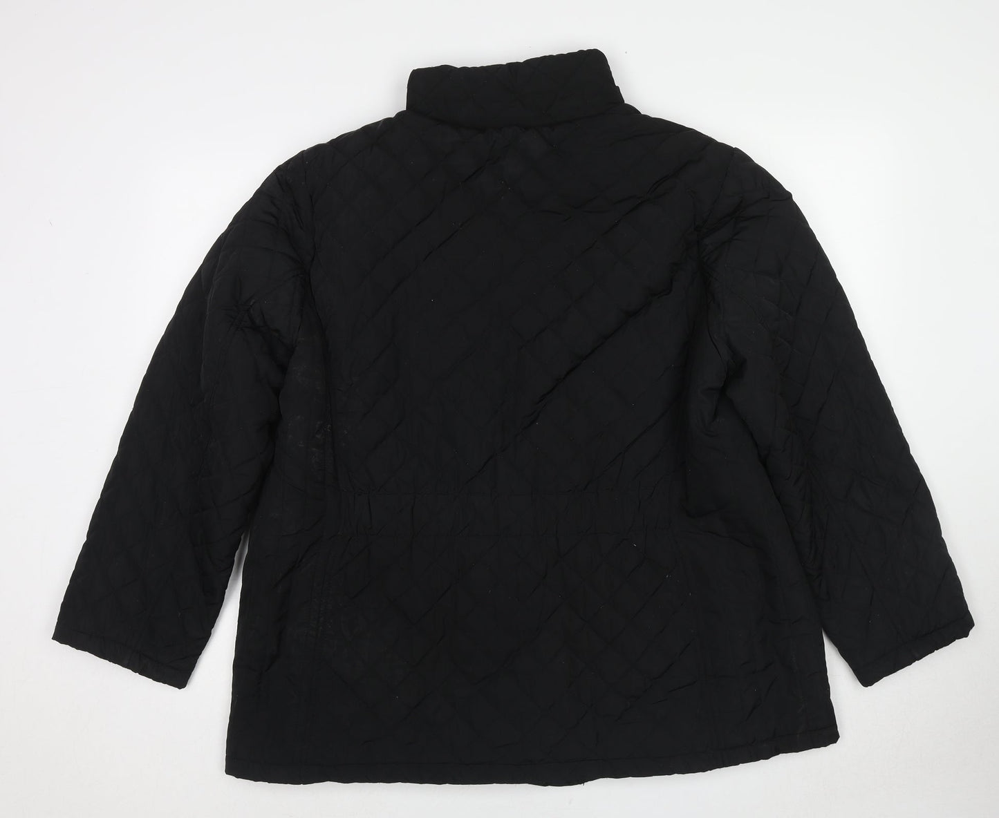 Aphorism Womens Black Jacket Size 2XL Zip