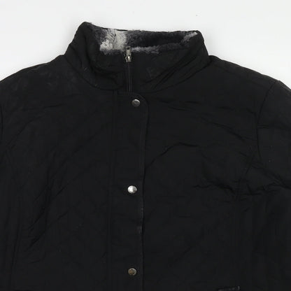 Aphorism Womens Black Jacket Size 2XL Zip