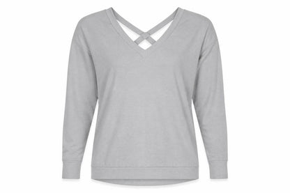 River Island Womens Grey Polyester Pullover Sweatshirt Size 10 Pullover