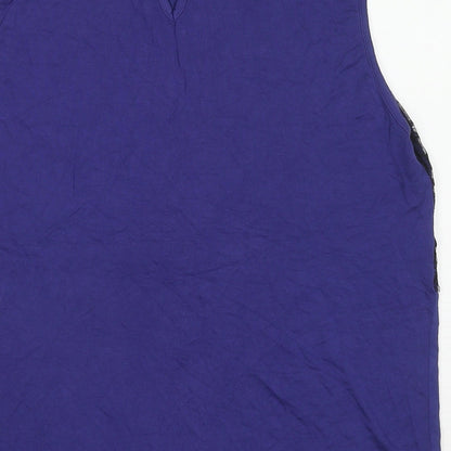 Womens UK Size 16 Dorothy Perkins Purple Basic Tank