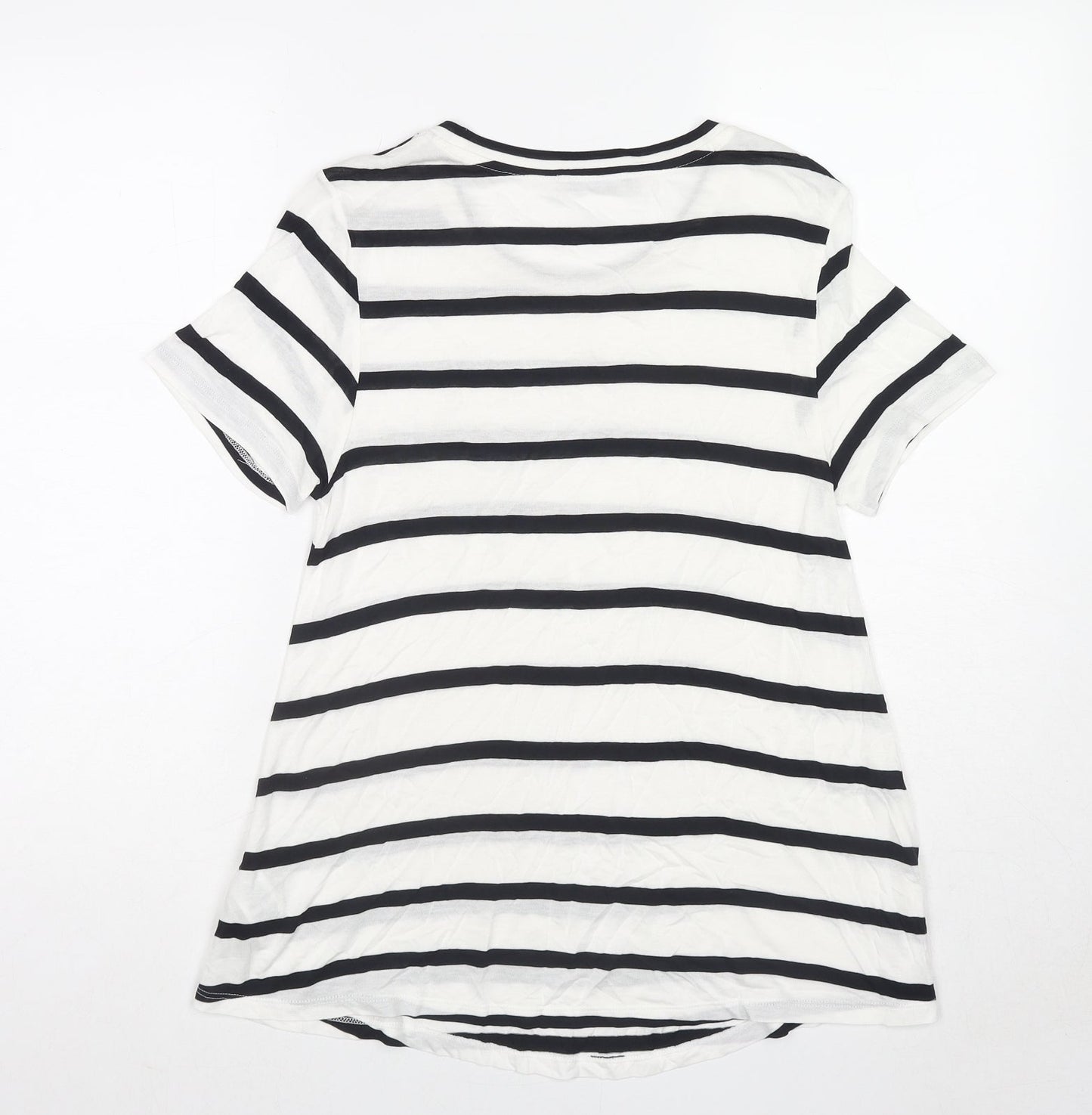 Womens UK Size 8 Marks and Spencer White Basic Blouse