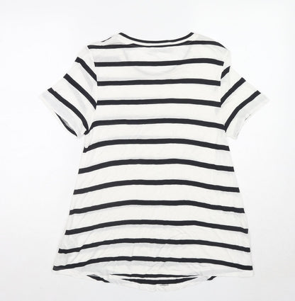 Womens UK Size 8 Marks and Spencer White Basic Blouse