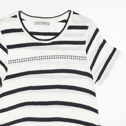 Womens UK Size 8 Marks and Spencer White Basic Blouse