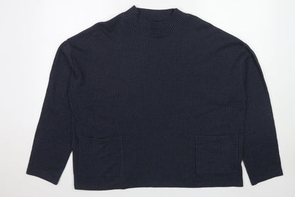 Womens UK Size 20 Marks and Spencer Blue Pullover Sweatshirt