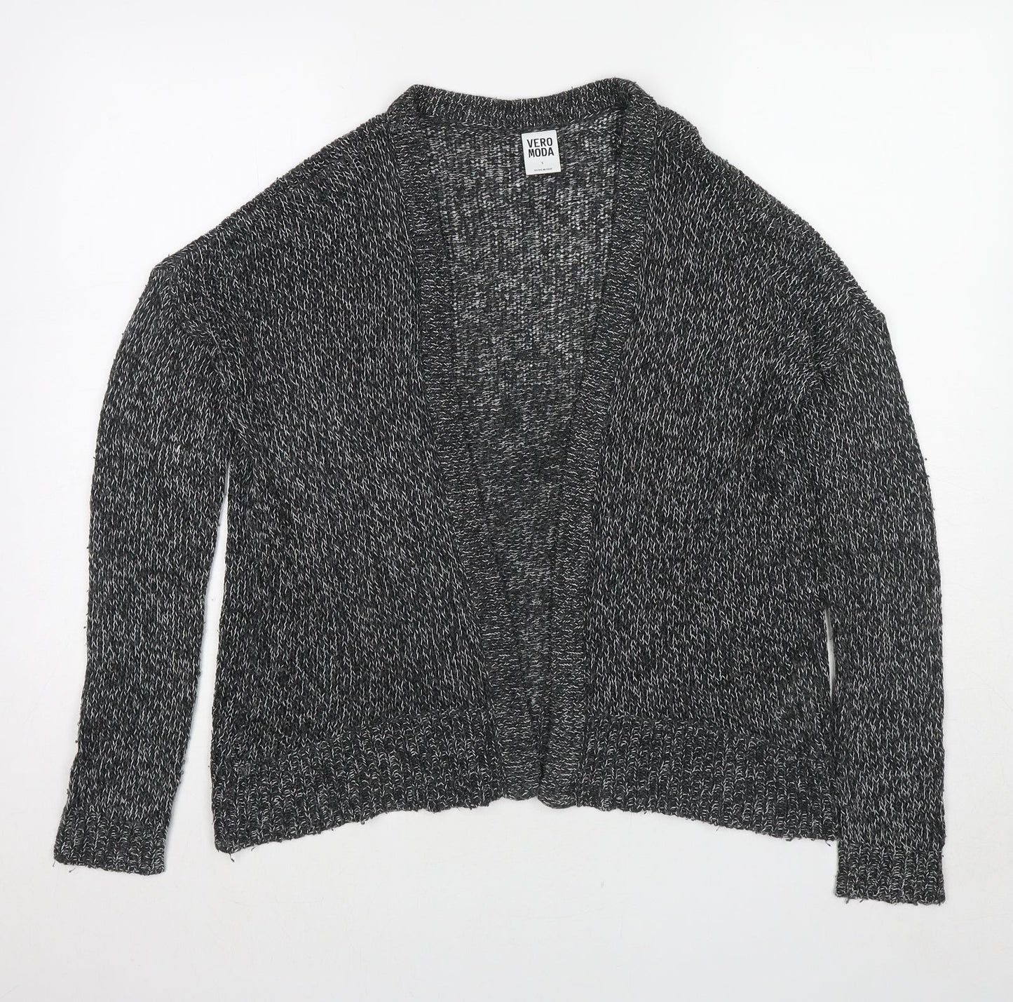Womens UK Size S VERO MODA Black Cardigan Jumper