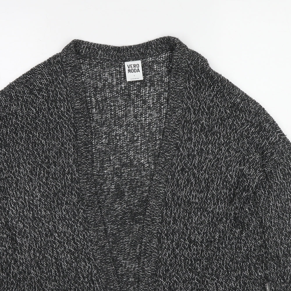 Womens UK Size S VERO MODA Black Cardigan Jumper