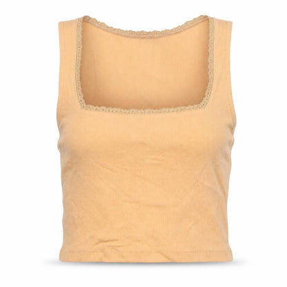 Womens UK Size 10 ASOS Orange Cropped Tank