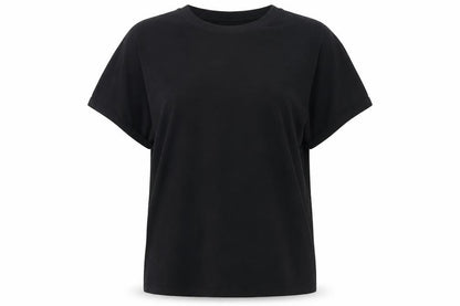 Womens UK Size One Size New Collection Black Basic T-Shirt