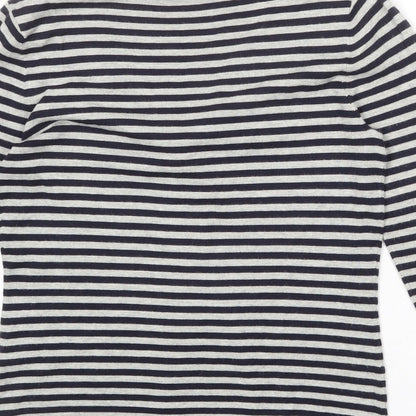 Womens UK Size 10 Oui Grey Pullover Jumper