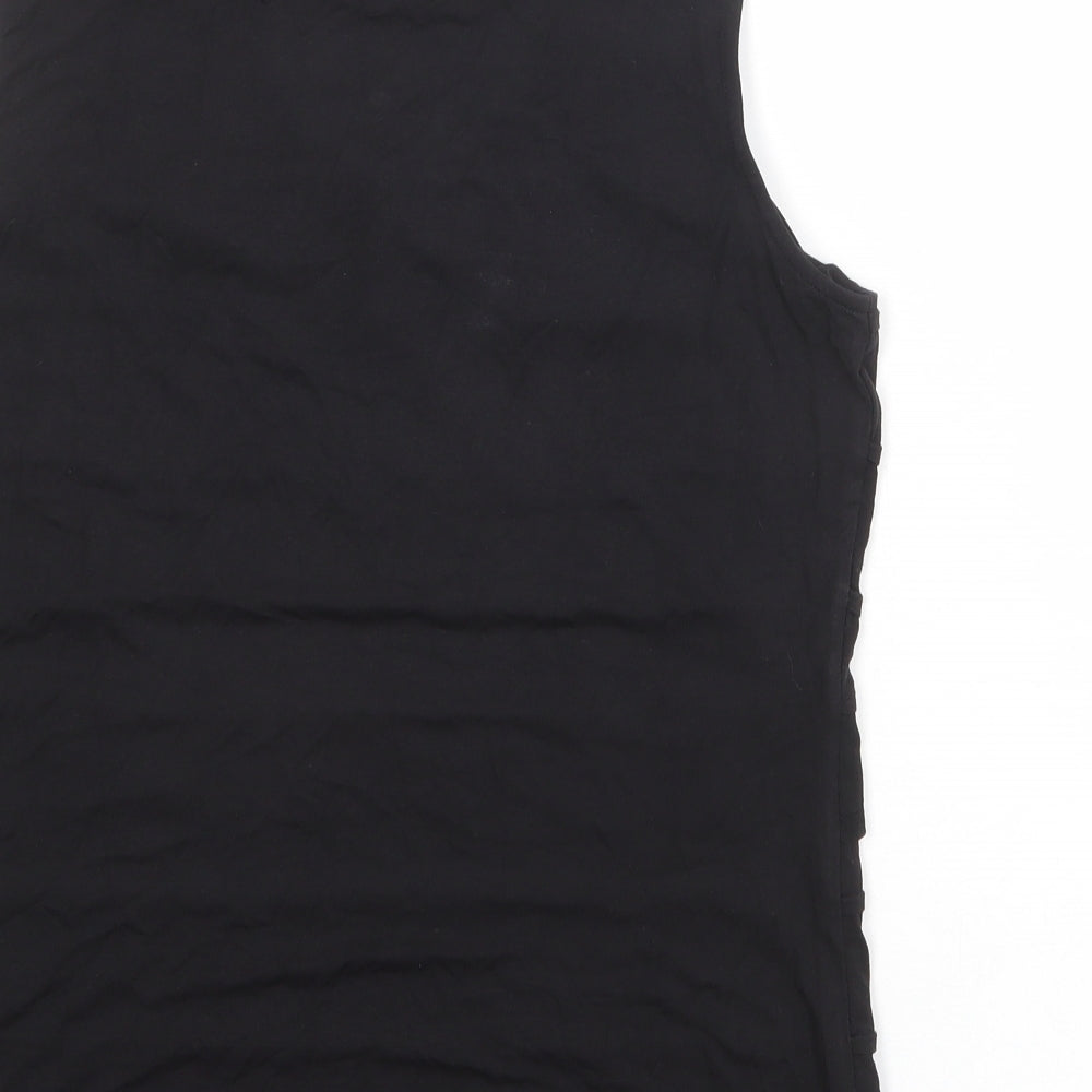 Womens UK Size 14 Per Una Black Basic Tank