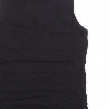 Womens UK Size 14 Per Una Black Basic Tank