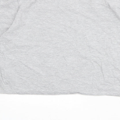 Womens UK Size M Cooperative Grey Basic T-Shirt