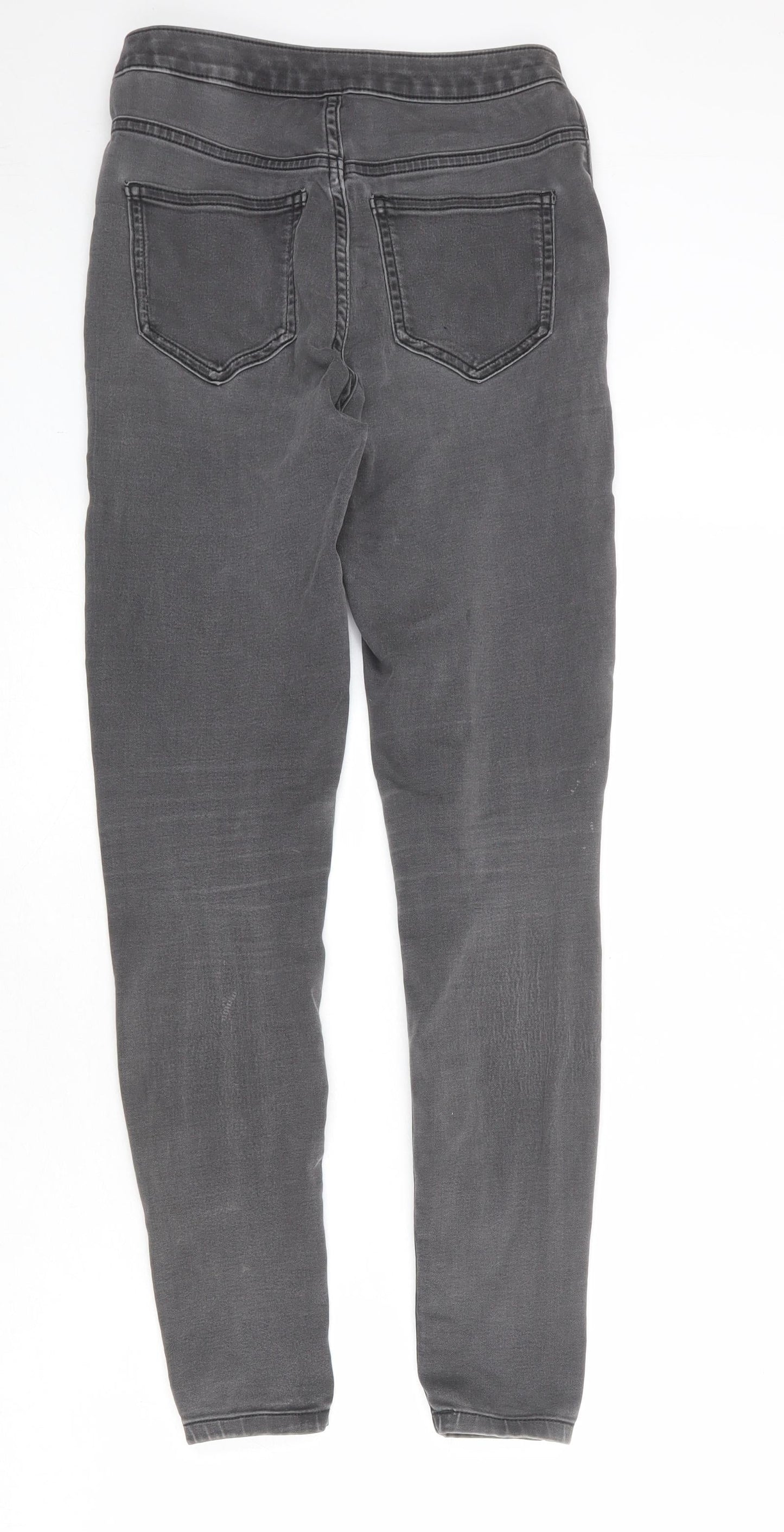 Womens UK Size 8 Marks and Spencer Regular Fit Skinny Grey Jeans