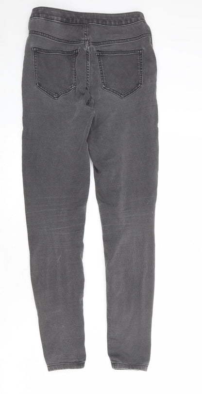 Womens UK Size 8 Marks and Spencer Regular Fit Skinny Grey Jeans