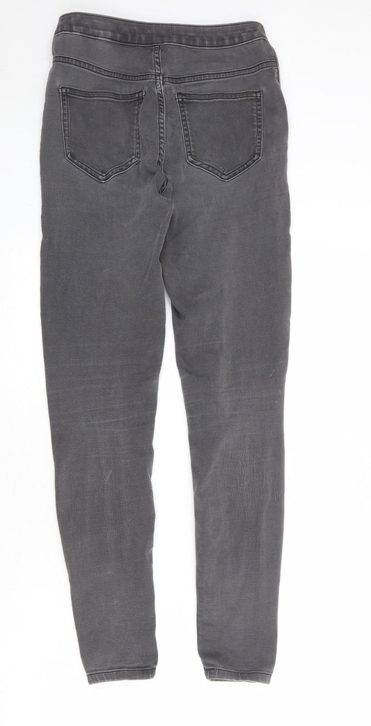 Womens UK Size 8 Marks and Spencer Regular Fit Skinny Grey Jeans