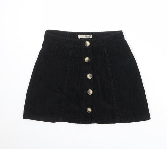 Womens UK Size 8 Denim & Co. A-Line Corduroy Skirt