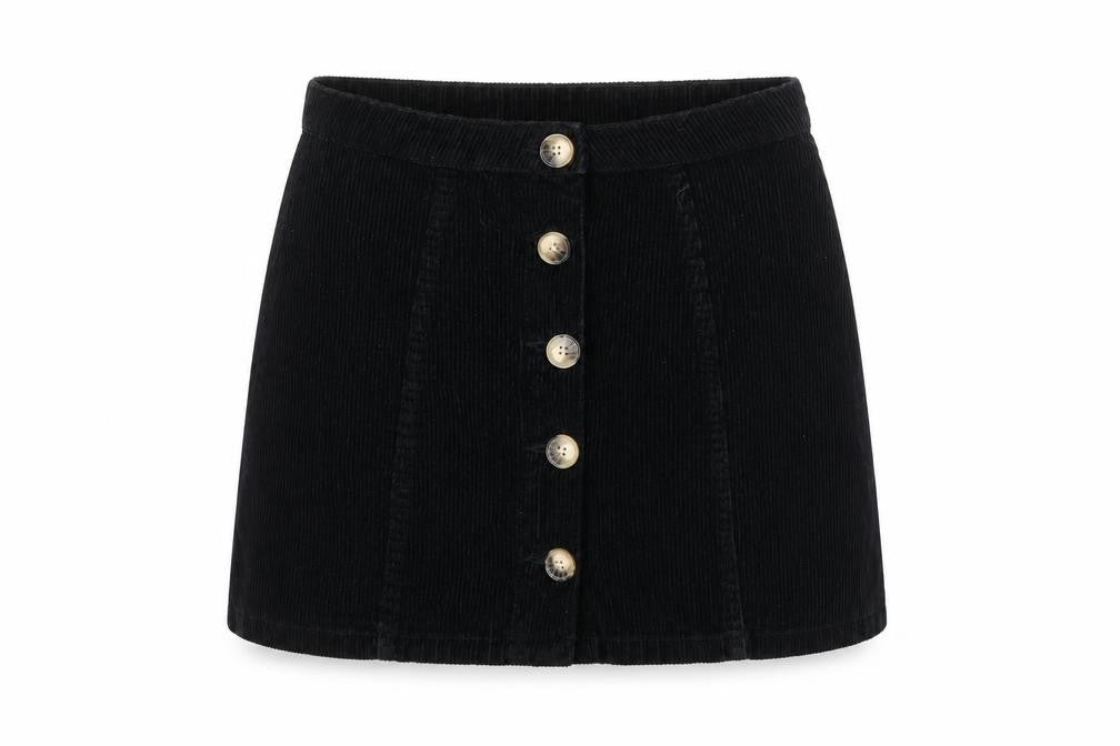 Womens UK Size 8 Denim & Co. A-Line Corduroy Skirt