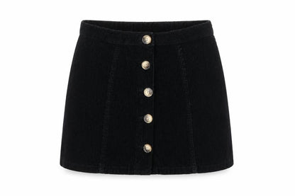 Womens UK Size 8 Denim & Co. A-Line Corduroy Skirt